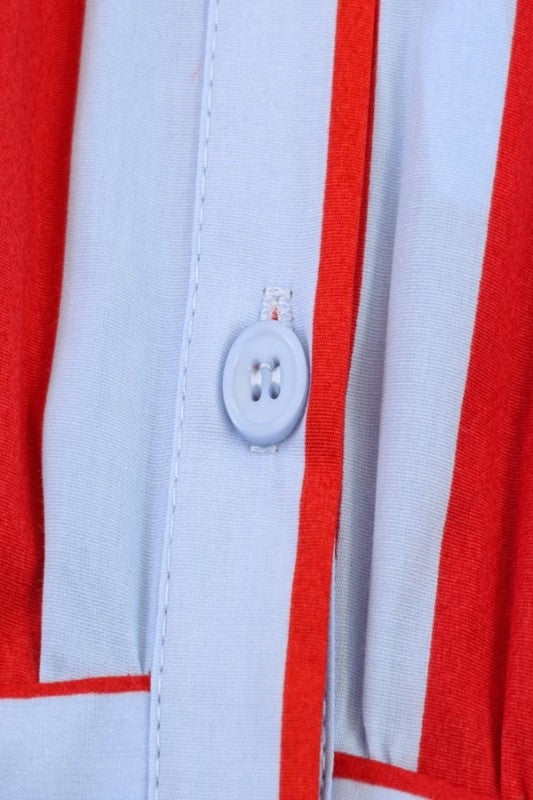 Red Striped Top