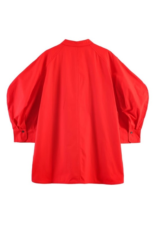 Puff Sleeve Shirt And Skirt Set