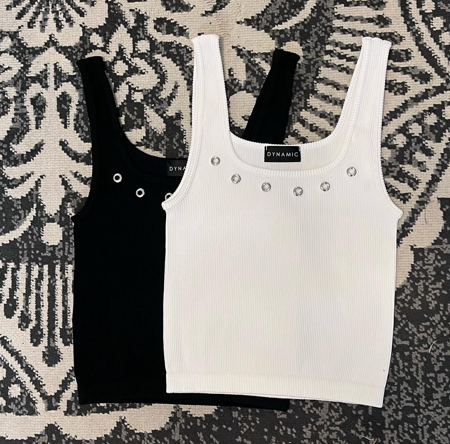 Silver Holes Basic Top